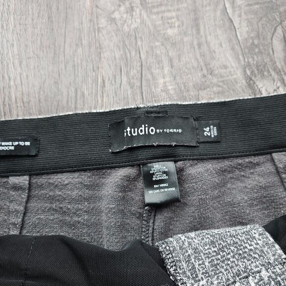 Torrid Comfort Flex Waistband Trouser Boot Studio Double Knit High-Rise Pant - Picture 5 of 6